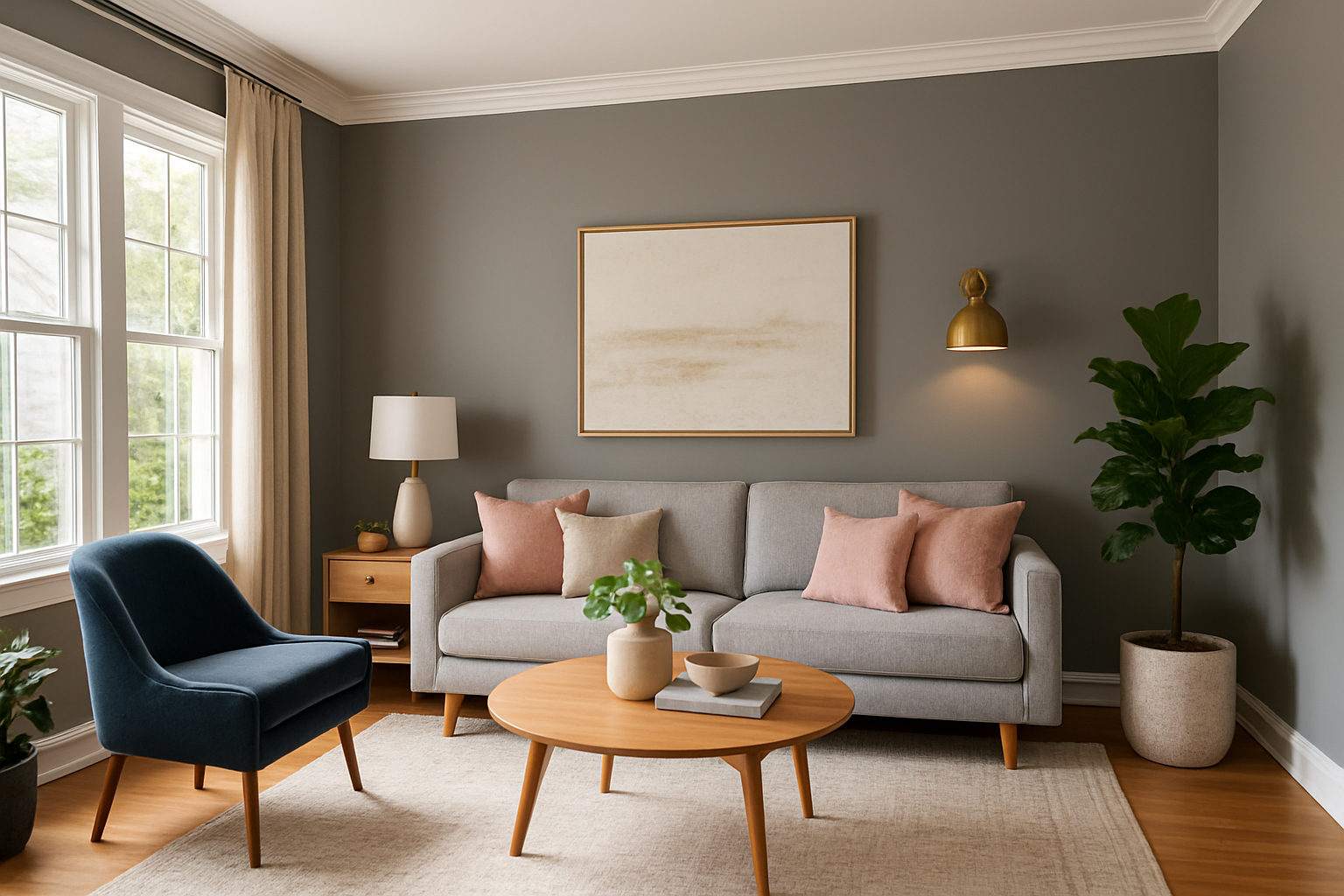 What Colour Goes With Grey Walls?