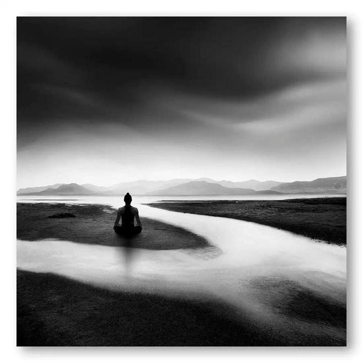 Contemplative Serenity Stream Photography Print