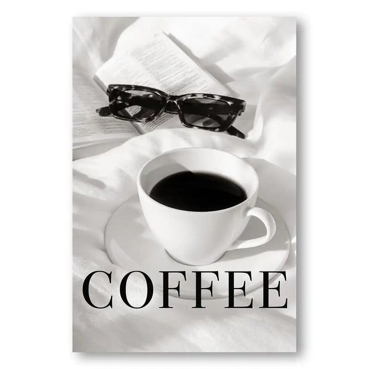 Coffee in Bed Word Art Print
