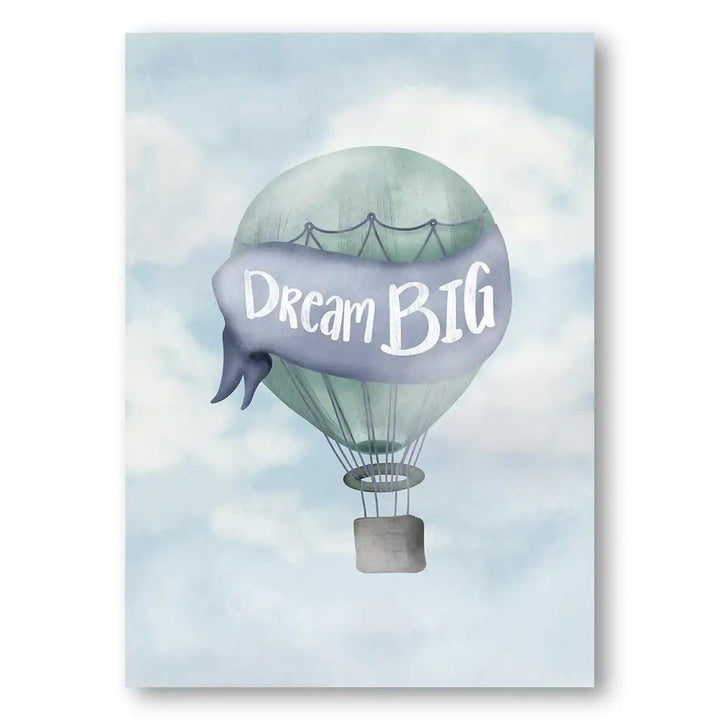 Dream Big Blue by Aminah Eleonora Children's Art Print