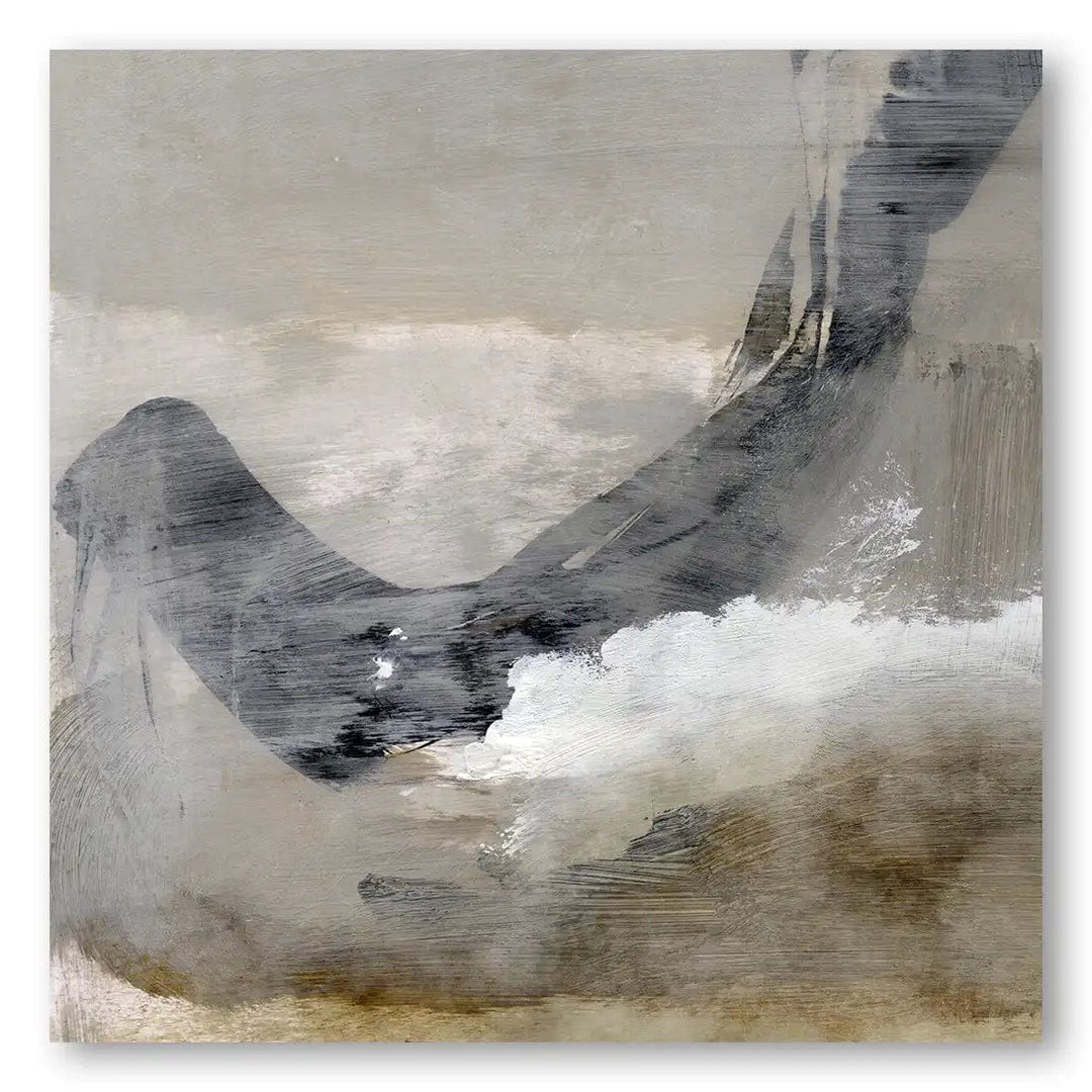 Shades in Neutral Abstract Art Print