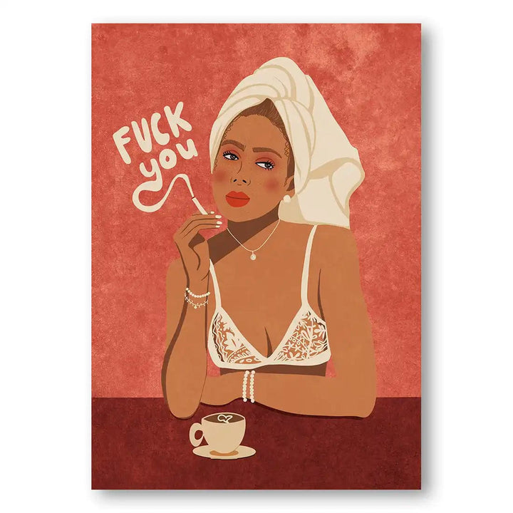 Bold Statement Contemporary Cafe Print