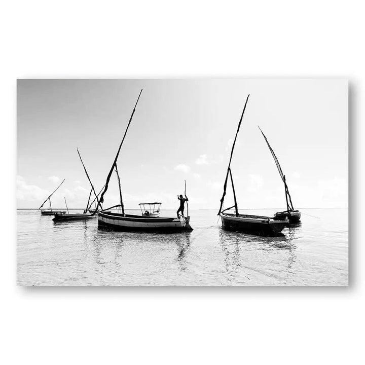 Sleepy Boats Photo Print