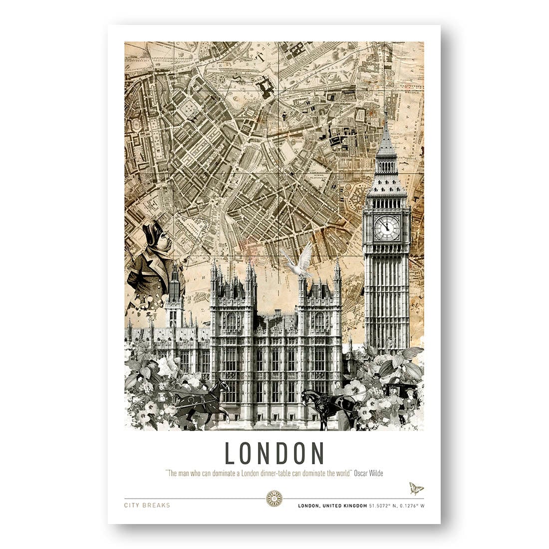 Westminster Memories Print Stone and Gray(02)