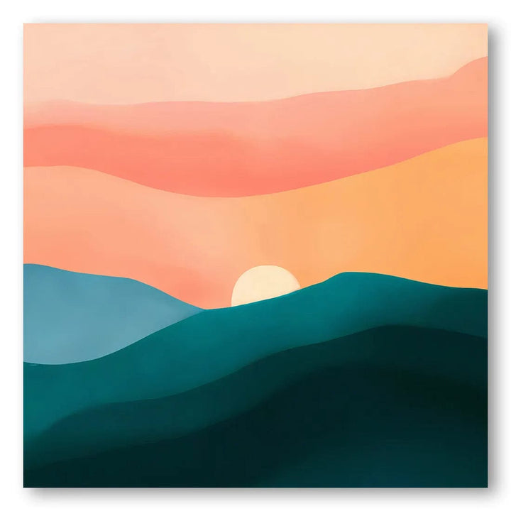 Sunset Hills Abstract Art Print