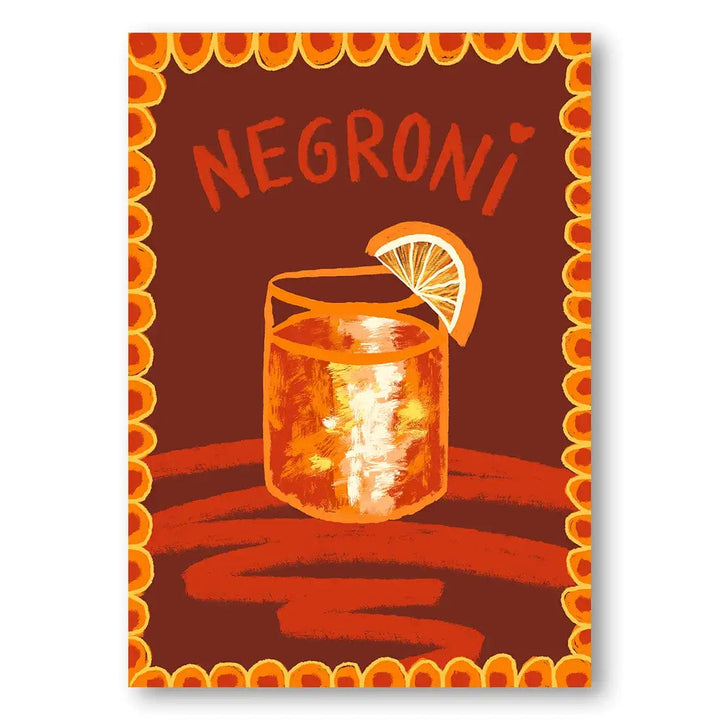 Cocktail Negroni by Studio Dolci Art Print