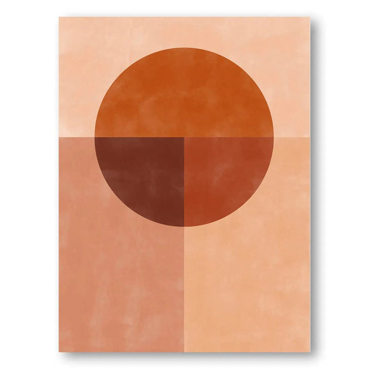 Terracotta Sun Rising Art Print