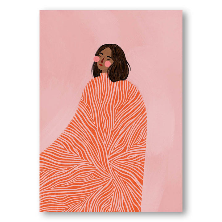 The Woman With the Swirls by Bea Muller Art Print