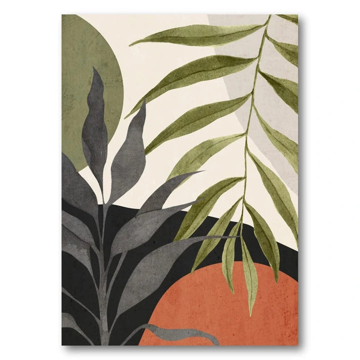 Olive Driftwood Harmony Art Print