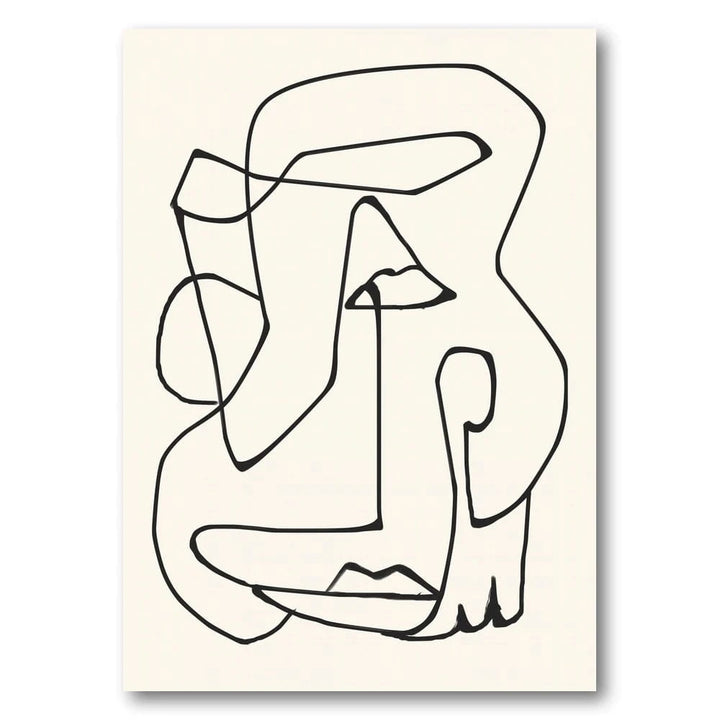 Ebon Ink Fluidity Art Print