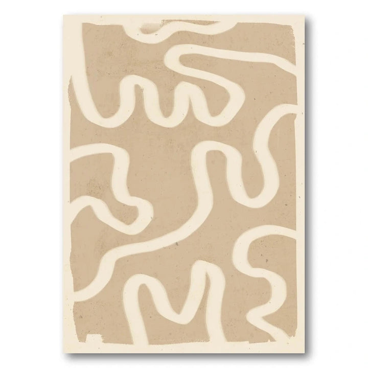 Sandstone Curves Serenity Art Print