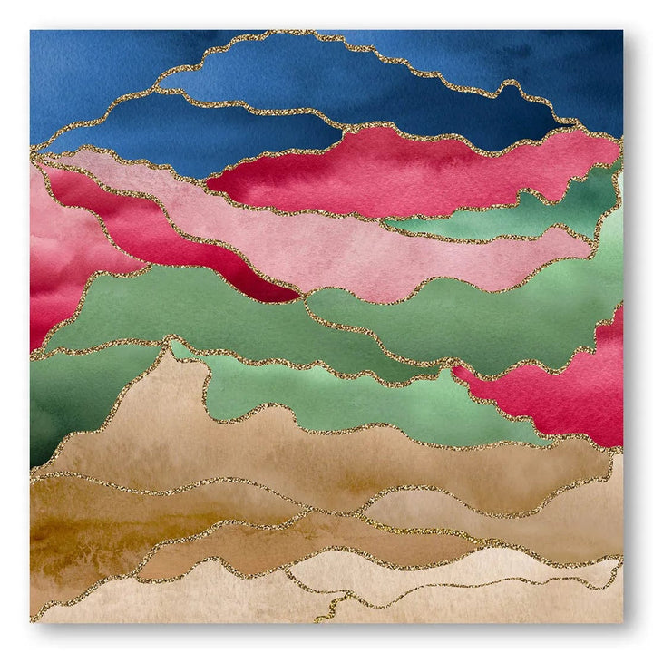 Serene Cloud Layers Art Print