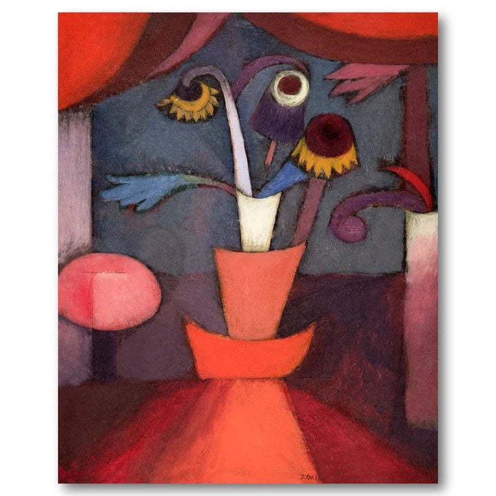 Paul Klee Autumn Flower Art Print