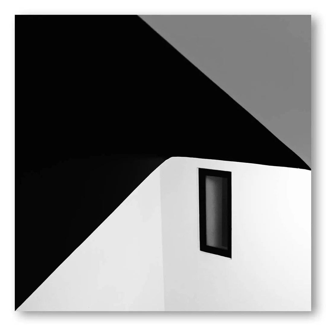Black Window Minimalism Photo Print