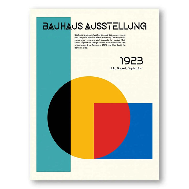 Bauhaus Geometric Design Art Print