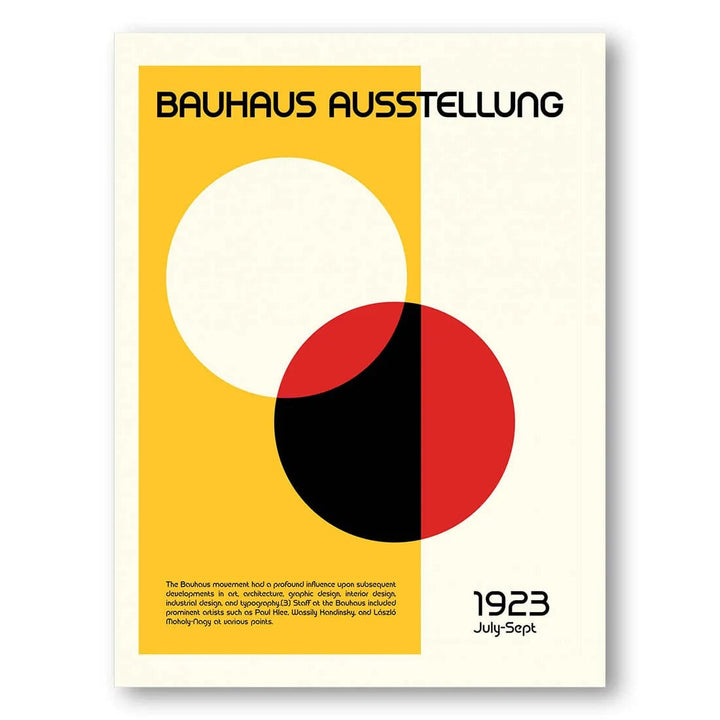 Bauhaus Geometric Intersect Art Print
