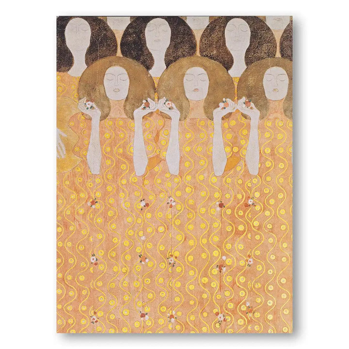 Beethoven Frieze by Gustav Klimt Abstract Art Print