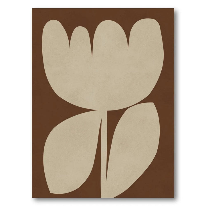 Earthy Minimalist Bloom Art Print