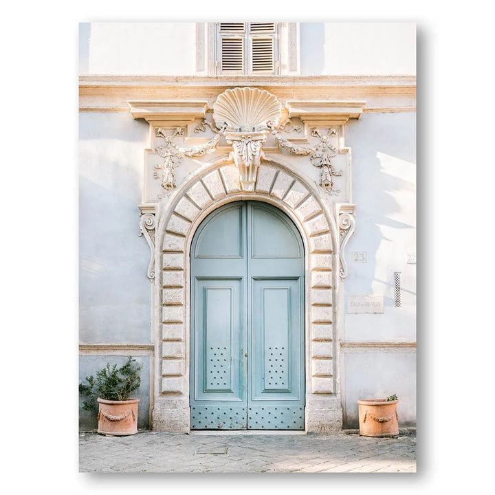 Rome Blue Doorway Photo Print