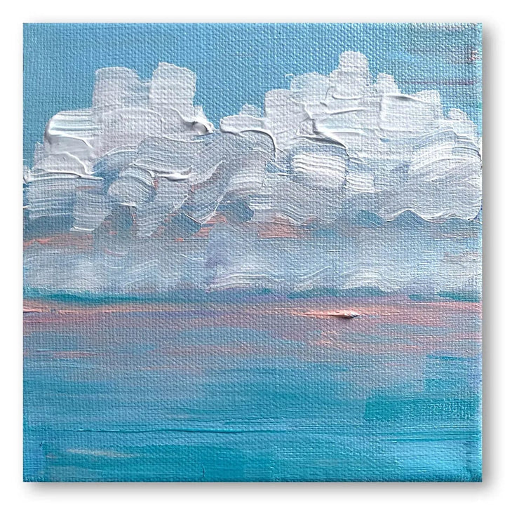 Cloudy Sunrise Serenity Art Print