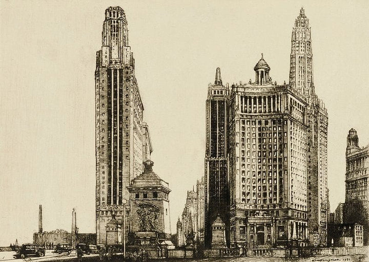 Chicago the Gateway by Donald Shaw MacLaughlan Art Print