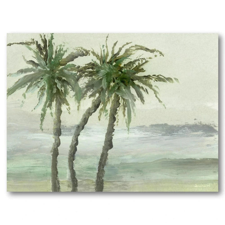Palm Trees Seascape Art Print