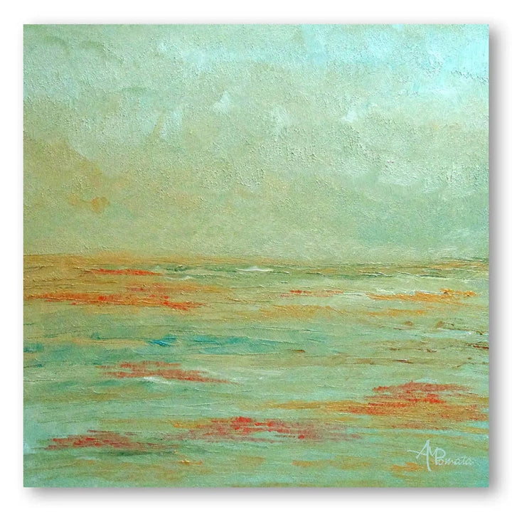 Distant Poppies Blooming Art Print