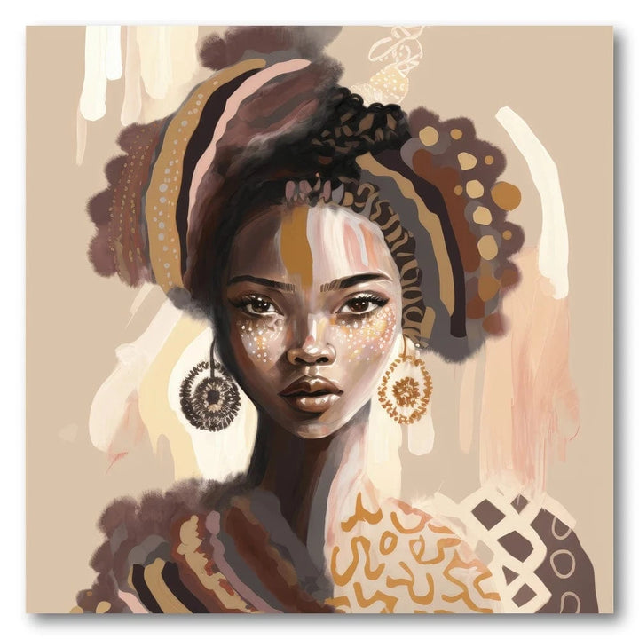Elegance Portrait of Woman Art Print