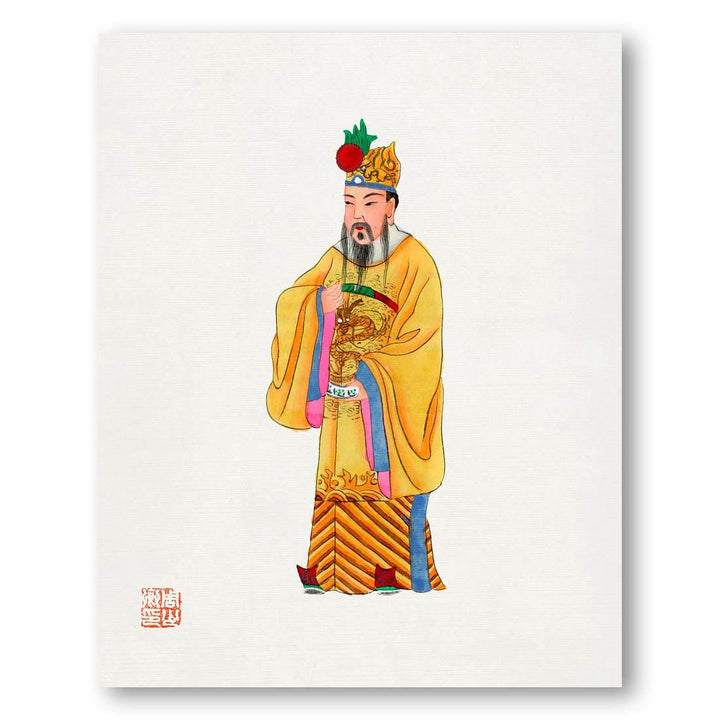 Emperor Robe Art Print