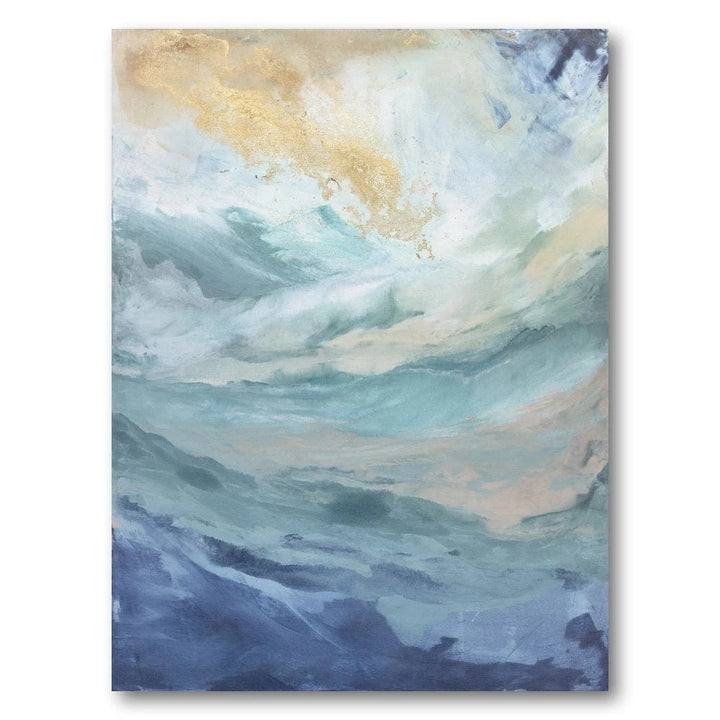 Ocean Waves Abstract Art Print