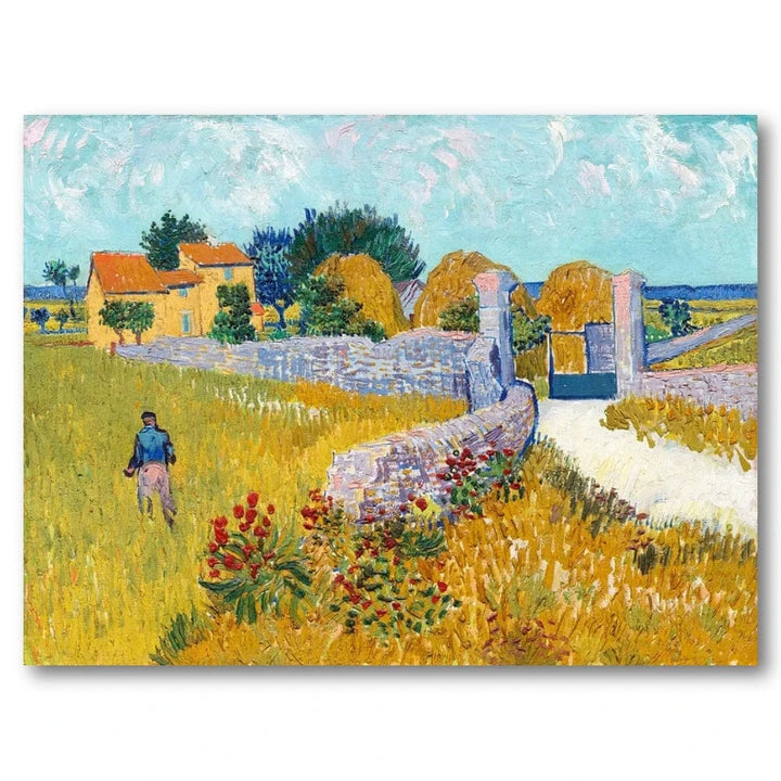Farmhouse in Provence by Vincent van Gogh Art Print