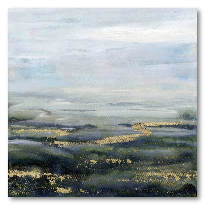 Misty Horizon Serenity Art Print