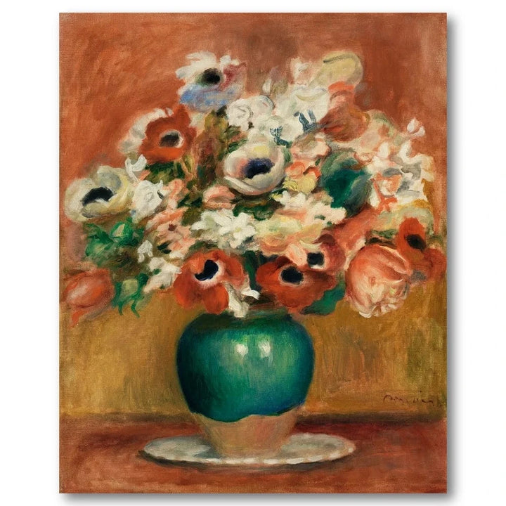 Flowers by Pierre-Auguste Renoir Art Print