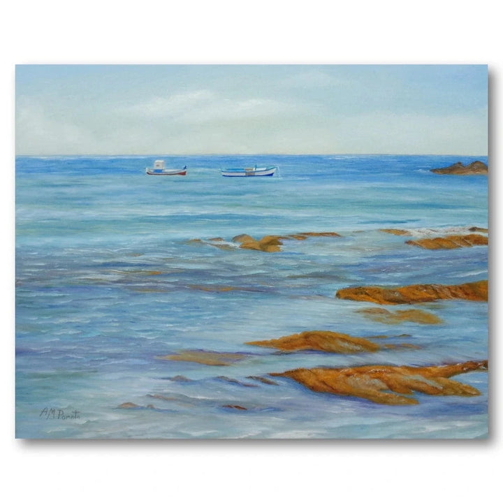 Rocky Shoreline Art Print