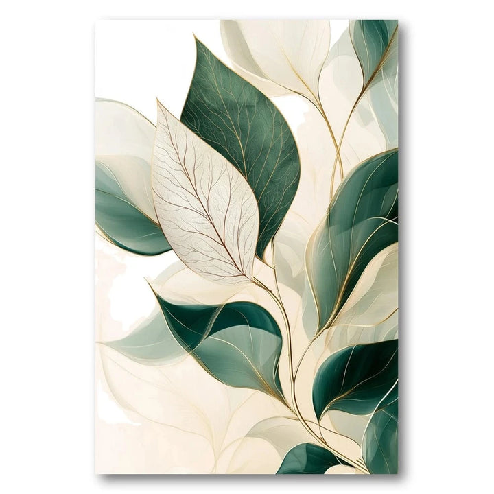 Elegant Leaf Design Art Print