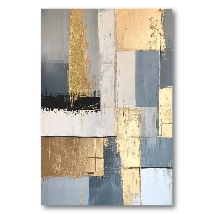 Golden Abstract 2 Art Print