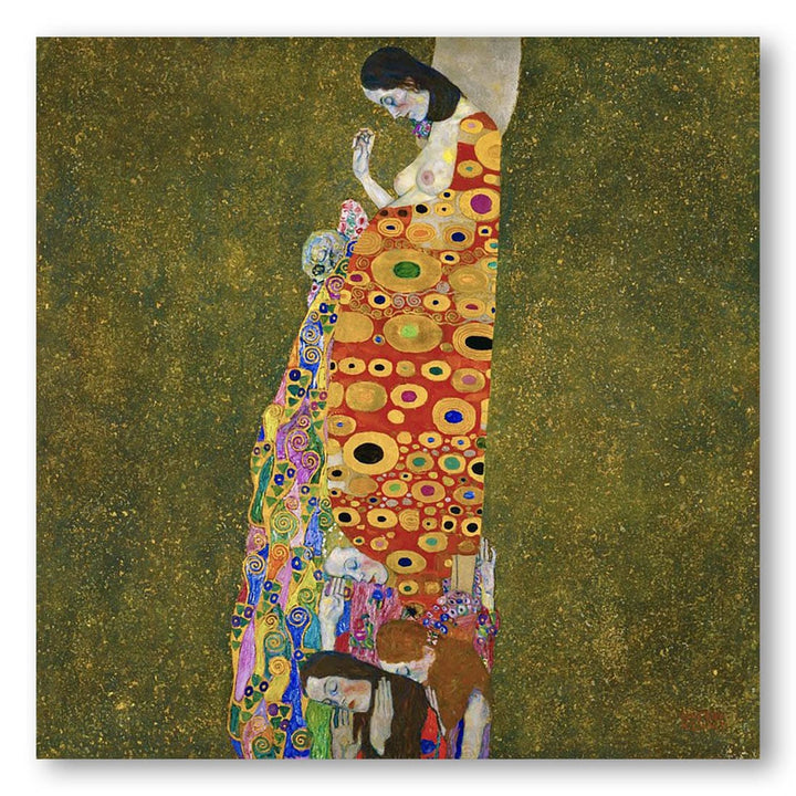 Hope II by Gustav Klimt Art Print