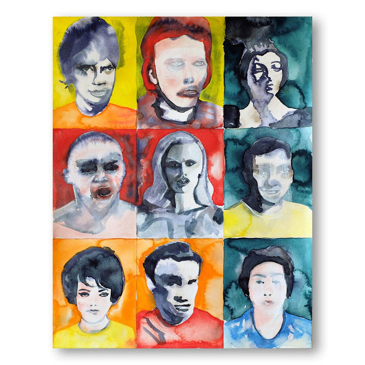 Headshot Grid No. 2 -  Art Print