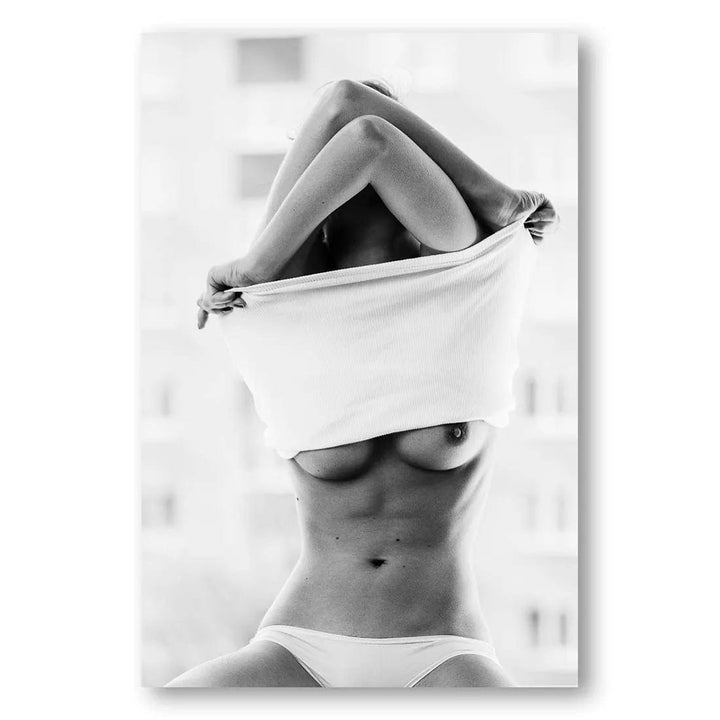Hot Simona Undressing Photo Print