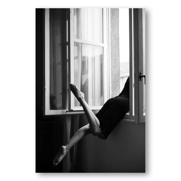 Jazzy Sunday Stretching Photo Print