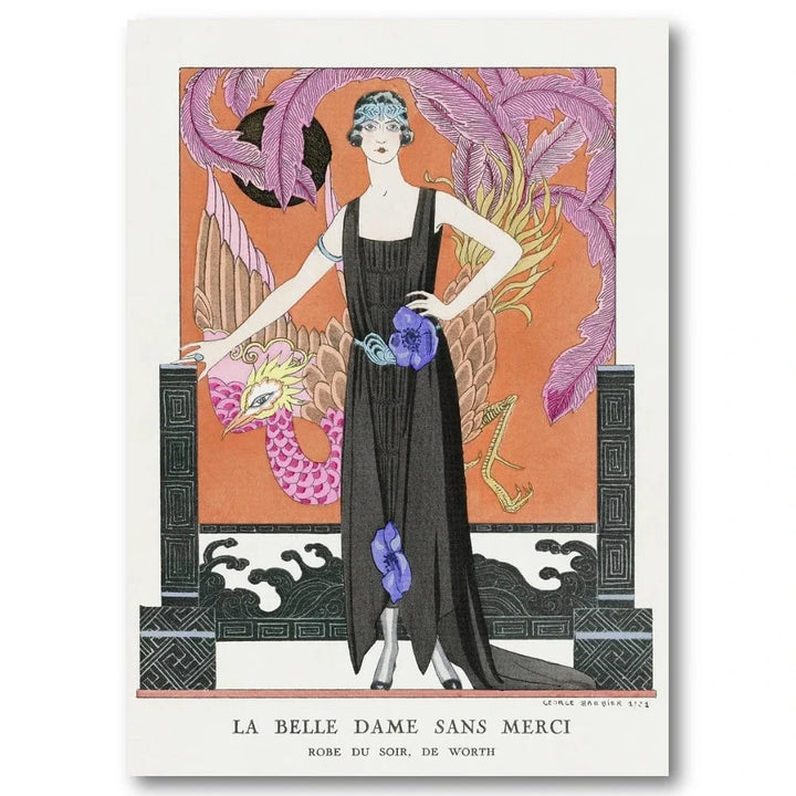 La Belle Dame Sans Merci by George Barbier Art Print
