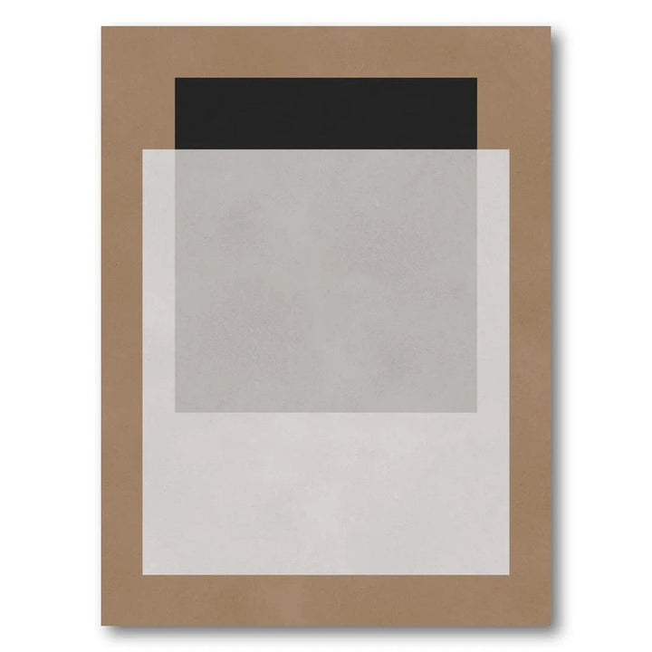 Muted Geometric Harmony Art Print