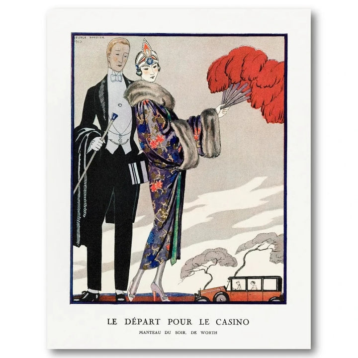 Le Depart by George Barbier Art Print