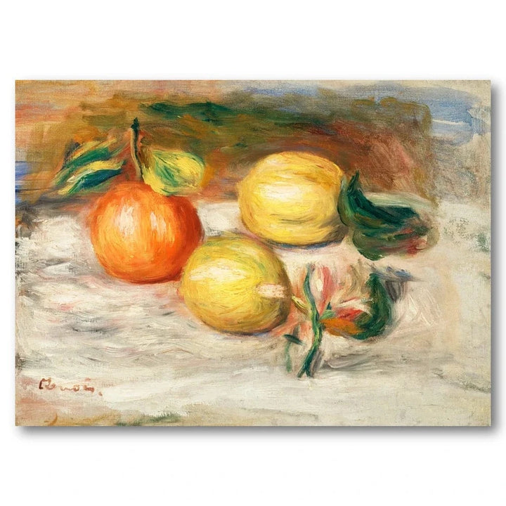 Lemons and Orange by Pierre-Auguste Renoir Art Print