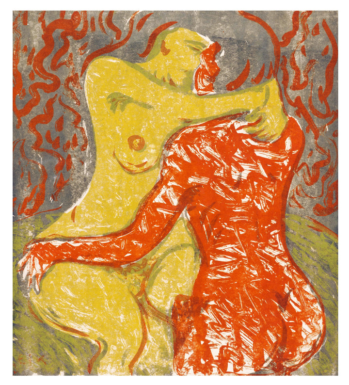 Love scene by Ernst Ludwig