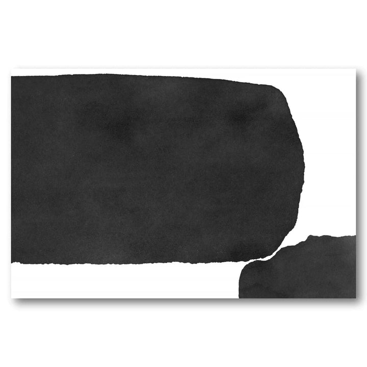 Obsidian Serenity Minimalist Art Print