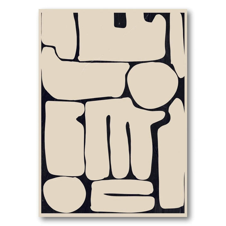 Tonal Harmony Geometric Essence Art Print