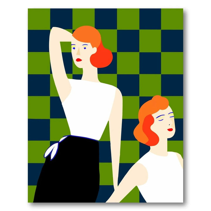 Retro Patterns Art Print