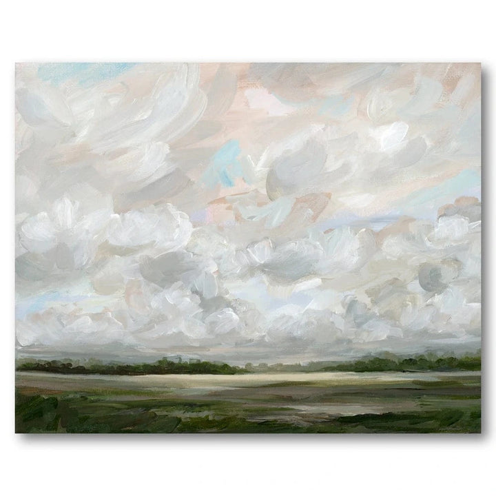 Misty Pastel Horizon Art Print