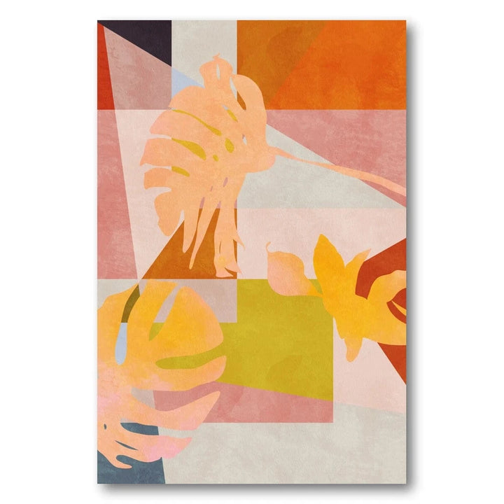 Organic Bauhaus Geometry Art Print